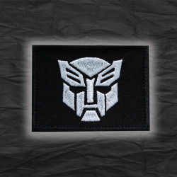 Toppa termoadesiva / velcro ricamata con logo Transformers Emblem Autobots